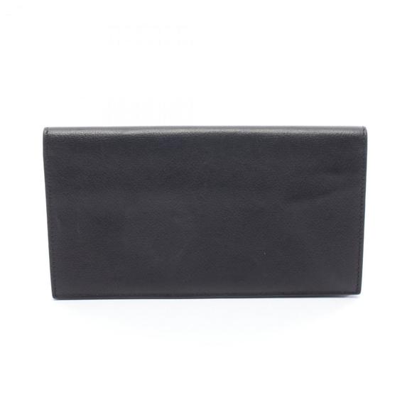 Hermes Hermès Citizen Twill Long Silkin Bifold Wallet Leather Evergrain Men's... - Picture 1 of 8